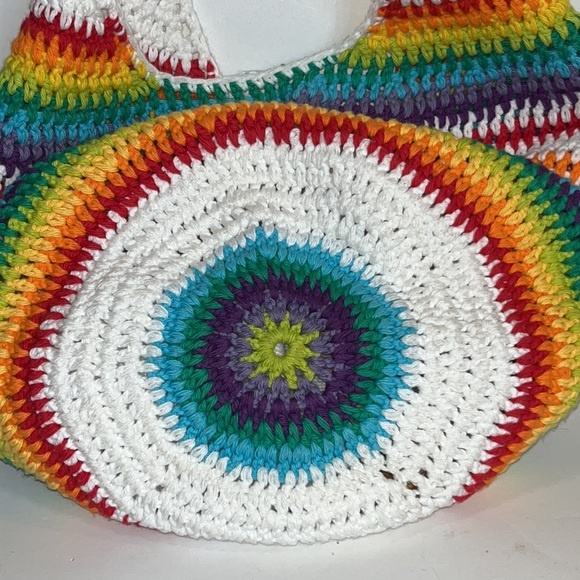 🌈Handmade Crocheted shoulder bag - Picture 8 of 14